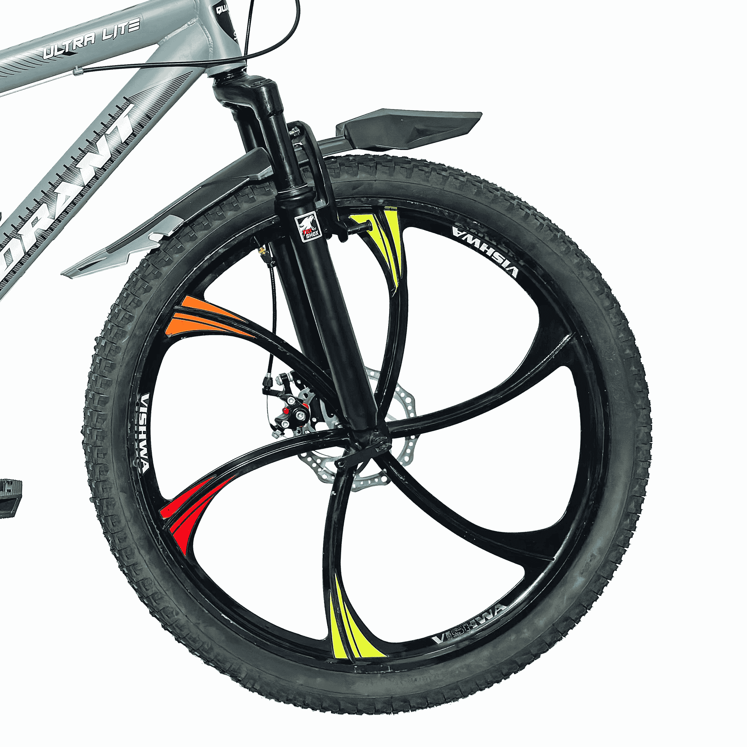 Quadrant 26" Alloy Wheel – Single Speed Mountain Bicycle (Sea Green) - Image 3