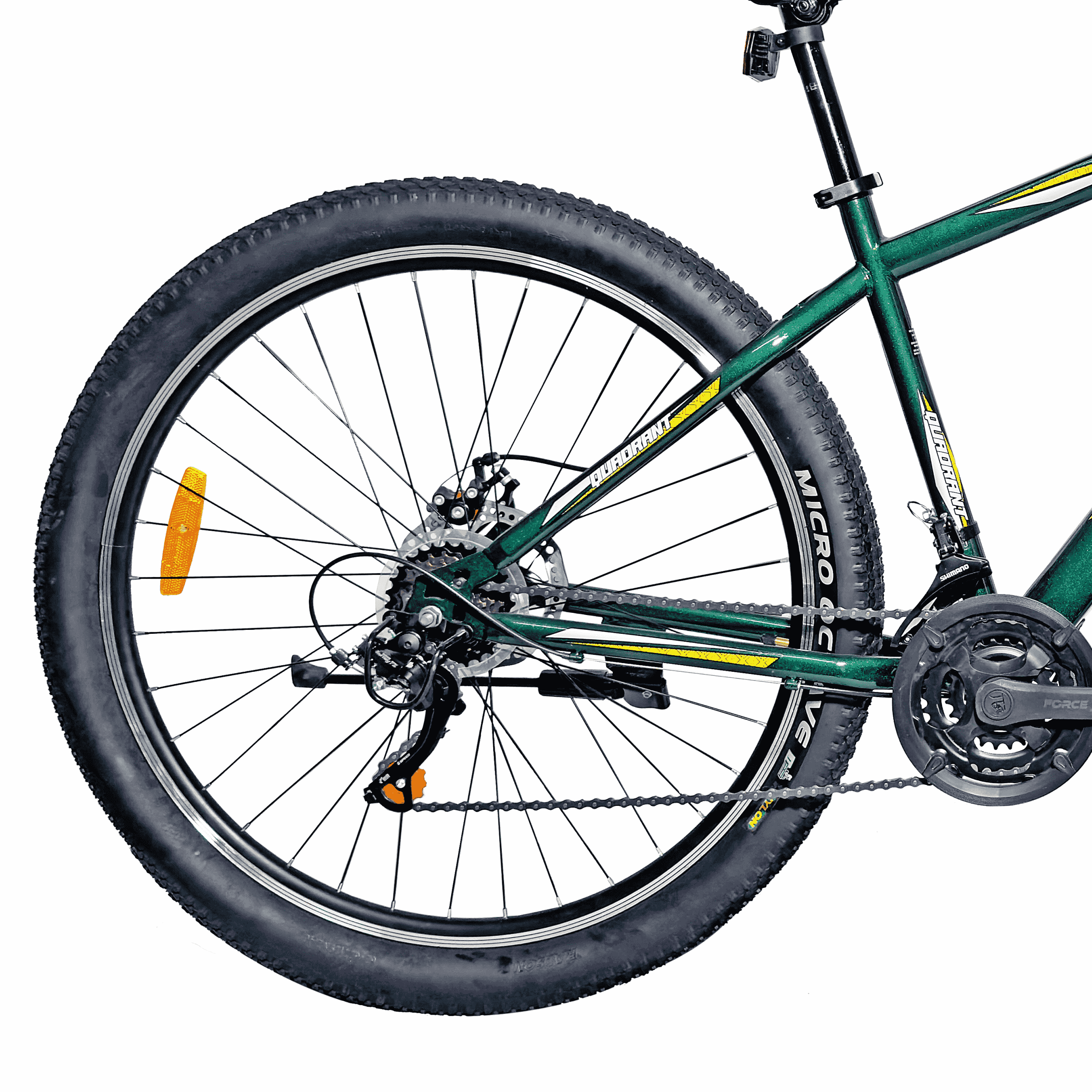 Quadrant 29" Geared Mountain Bicycle (Teal Green) - Image 4